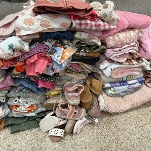 Assorted Baby Clothing and Shoes Bundle